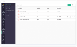 Zoho People Policies